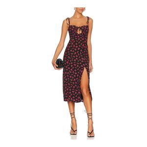 Lovers And Friends 'Roxbury' Black Midi Dress Size XL